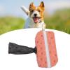 Dog Waste Bag Dispenser, Multifunctional Practical Holder with Zipper for Outdoor Use (ORANGE) view 2