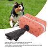 Dog Waste Bag Dispenser, Multifunctional Practical Holder with Zipper for Outdoor Use (ORANGE) view 3