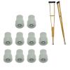 Rubber Tips for Canes and Crutches, 22 mm Inner Diameter view 1