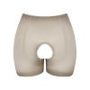 JEATHA Unisex Sheer Mesh Crotchless Boxer Briefs, Coffee, One Size view 3