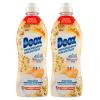 Deox Fabric Softener Concentrate for Washing Machines, Soft and Fragrant Clothes, Fresh Protection Technology, Vanilla and Argan Scent, 45 Washes x 2 Packs view 1