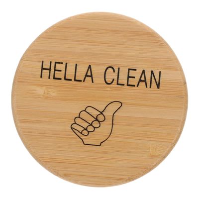 Mobestech Double-Sided Dishwasher Magnet, Clean/Dirty, Bamboo