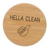Mobestech Double-Sided Dishwasher Magnet, Clean/Dirty, Bamboo view 1