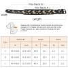 Reflective Adjustable Dog Collar with Buckle, Ripple, Size S view 2
