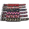 Reflective Adjustable Dog Collar with Buckle, Ripple, Size S view 4