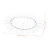 Nail Art Practice Wheel, 20 Colors, Plastic view 2