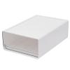 Desktop Cosmetic Storage Box, Dustproof Makeup Organizer for Cotton Pads, Swabs, Bathroom Jewelry and Cosmetics, 5-Small, White view 1