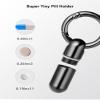 TISUR Titanium Pill Keychain, Compact Travel Pill Case view 3