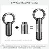 TISUR Titanium Pill Keychain, Compact Travel Pill Case view 4