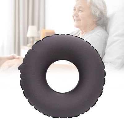 Samnuerly Medical Air Inflatable Donut Cushion for Tailbone, Sciatica and Pressure Relief, Gray
