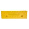 HMTE Portable Lightweight Rubber Curb Ramp for Wheelchairs, Mobility Scooters, Motorcycles and Dogs, Yellow, 7 x 27 x 50 cm view 1