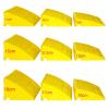 HMTE Portable Lightweight Rubber Curb Ramp for Wheelchairs, Mobility Scooters, Motorcycles and Dogs, Yellow, 7 x 27 x 50 cm view 3