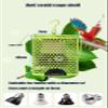Lelukee Reptile Heat Lamp with Protective Cage, 100W Ceramic Heat Emitter, EU Plug view 4