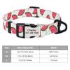 Nylon Dog Collar with Custom Engraved ID Tag, S/M/L view 2