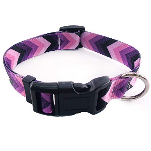 Adjustable Polyester Dog Collar, Removable, 1 pc, J-M