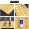 WAEYZ Wooden Bed Board with Removable Fabric Cover and Soft Pad, Waist and Spine Support (60 x 150 cm) view 2