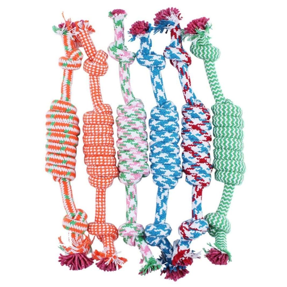 Dog Toy for Puppies - Cotton Rope Bone