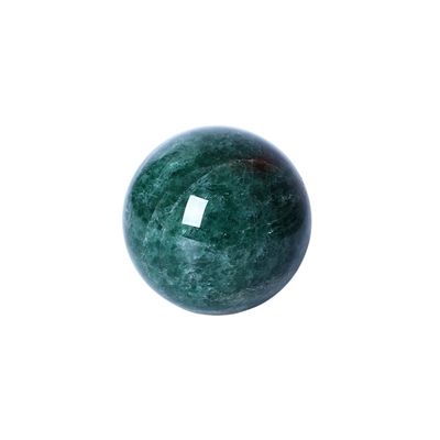 Natural Green Strawberry Quartz Crystal Ball, 6–7 cm