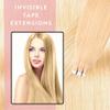 hair2heart Invisible Tape Extensions Premium Human Hair - 10 Tapes, 40 cm, 9/0 Light Blonde view 2