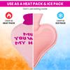 1L Natural Rubber Hot Water Bottle with Heart-Shaped Mother’s Cover view 3