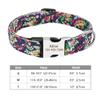 Personalized Nylon Dog Collar with Engraving, ID Tag for Puppies, Cats, and Small to Large Dogs, 1 Piece, 24 S view 2