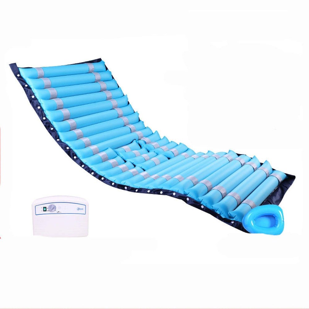 Samnuerly Anti-Bedsores Air Mattress with Quiet Air Pump, Alternating Pressure, Dual Air Channels, Inflatable with Holes