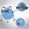 HMTE Rollator for Older Adults with 2 Wheels and Toilet, Foldable Aluminum Walker view 2