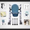 HMTE Rollator for Older Adults with 2 Wheels and Toilet, Foldable Aluminum Walker view 4
