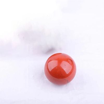 YOKWI 1pc 30mm–75mm Natural Quartz Sphere Red Jasper Crystal Ball Decoration Ornament (Color: 1pc 30mm)