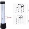 Walking Aid for Seniors, Adjustable Lightweight Aluminum Walker, Four-Pronged Cane (Color: A) view 3
