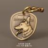 Personalized Copper Dog ID Tag for Belgian Malinois view 2