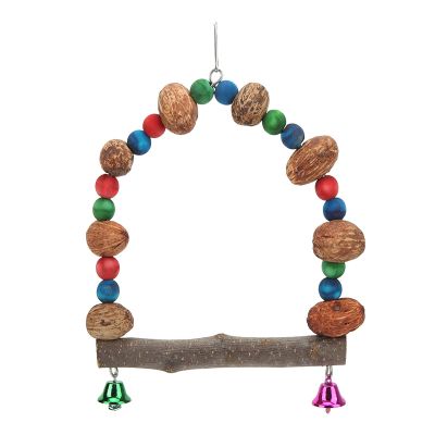 Parrot Swing with Colorful Beads