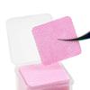 Eyelash Extension Cleaning Wipes, 400 Pieces, Pink, Lint-Free view 2