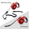 Samnuerly 8 m Retractable Dog Leash, 40 kg, Reflective Nylon, for Medium Dogs (Color 01, 500 cm; 3 8 m) view 2