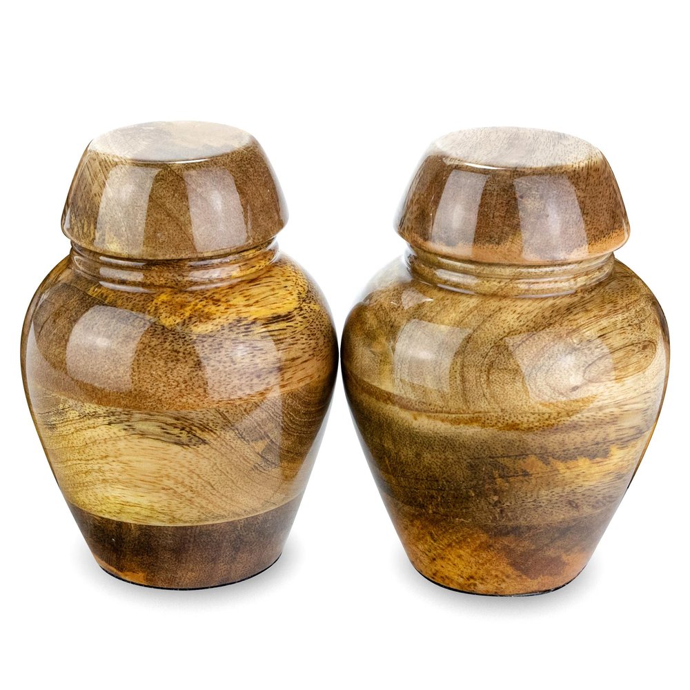 Memorial Keepsake Urn Set for Human Ashes, 2 Pieces