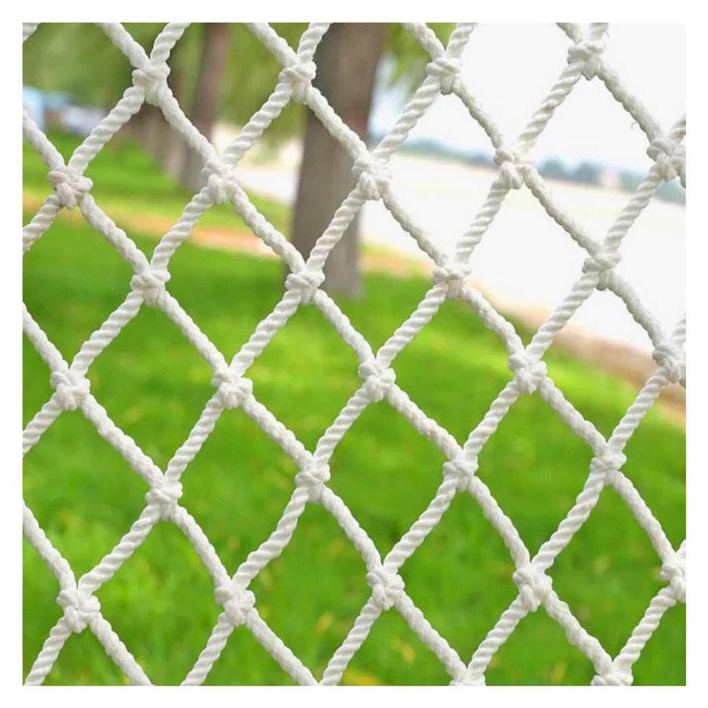 ZHZHXR Outdoor Safety Net for Children, Pets, Balconies, Windows & Stairs, White, 5 × 10 m