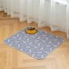 AAPIE Pets Dog & Cat Mat, Premium Plush Pet Blanket with Paw Prints and Non-Slip Backing view 4