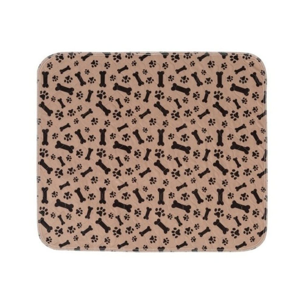 AAPIE Pet Bed Dog Cat Tray Mat, Paw-Print Pet Blanket, Premium Plush Diaper Mat, Seat Cover with Non-Slip Backing