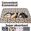 AAPIE Pet Bed Dog Cat Tray Mat, Paw-Print Pet Blanket, Premium Plush Diaper Mat, Seat Cover with Non-Slip Backing view 2