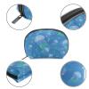 Women's Tropical Plant Makeup Bag, Zippered Cosmetic Pouch, Color 2, 19 x 5.5 x 13 cm view 4