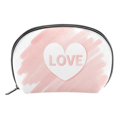 Women's Makeup Bag, Cosmetic Pouch with Mirror and Coin Purse, Color 7, 19 x 5.5 x 13 cm