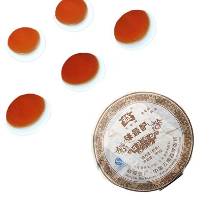 Aged Shu Pu-erh Tea WEI ZUI YAN, 400 g, Menghai Dayi