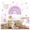 Little Deco Purple Rainbow and Hearts Wall Decal for Kids’ Room DL942-4 view 1