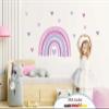 Little Deco Purple Rainbow and Hearts Wall Decal for Kids’ Room DL942-4 view 2