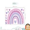Little Deco Purple Rainbow and Hearts Wall Decal for Kids’ Room DL942-4 view 4