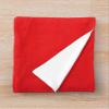 3D Solid Red Flannel Blanket, Ultra-Soft Lightweight Bed and Throw Blanket view 3