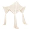 Folpus 4-Post Bed Canopy Net, Beige, 210 x 190 x 24 cm view 1