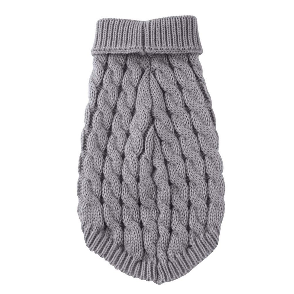 Caritierily Dog Sweater L Print Warm Coat