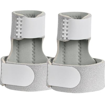 LTLCLZ 1 Pair Finger Splints, Finger Supports for Trigger, Straight, Broken or Bent Fingers, Thumb and Mallet Finger, Gray