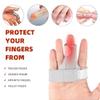 LTLCLZ 1 Pair Finger Splints, Finger Supports for Trigger, Straight, Broken or Bent Fingers, Thumb and Mallet Finger, Gray view 4